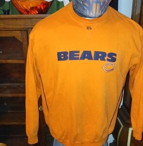 Bold Orange Jacket with Blue Accents